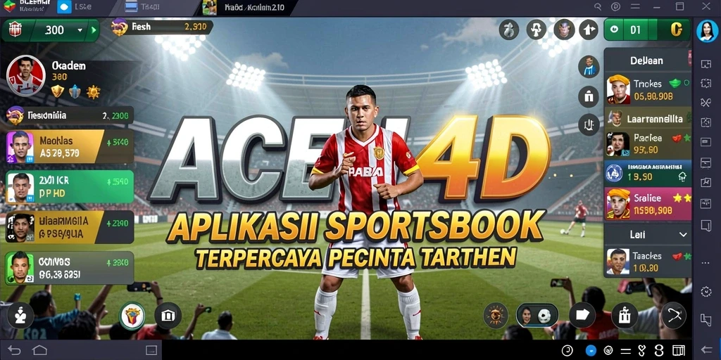 Screenshot dari gameplay Sportsbook yang menampilkan pengalaman taruhan yang seru.