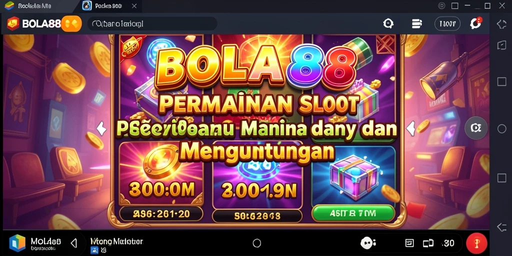 Tampilan menarik dari gameplay BOLA88 yang menampilkan slot seru.