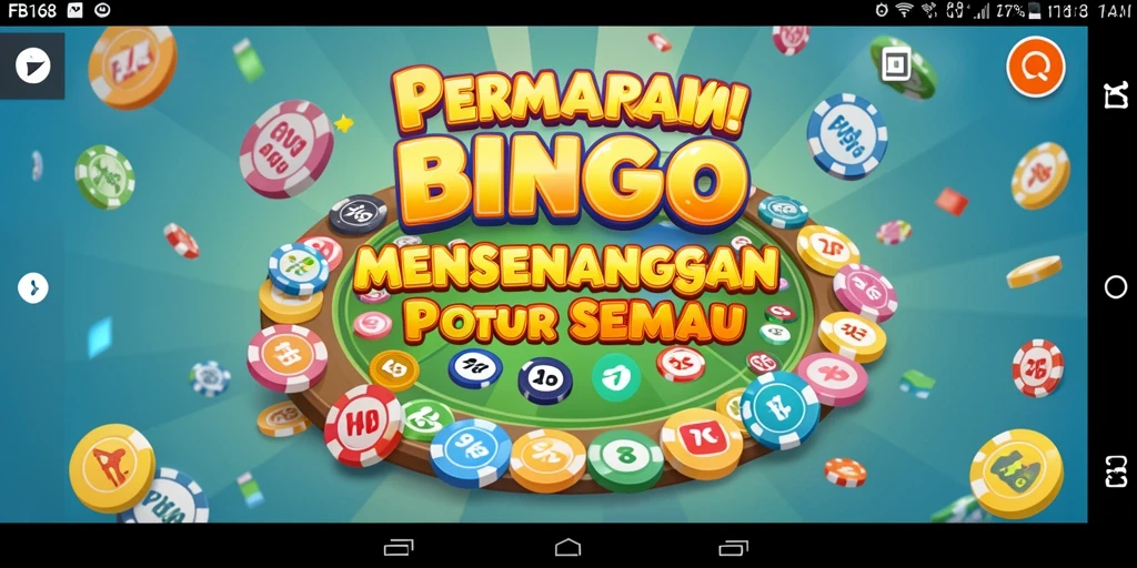 Tampilan gameplay FB168 yang menarik dan seru saat bermain Bingo.