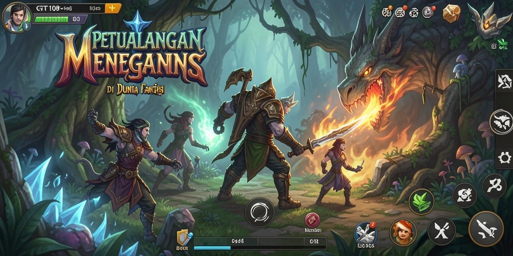 Tampilan gameplay GT108 yang penuh aksi di dunia petualangan.