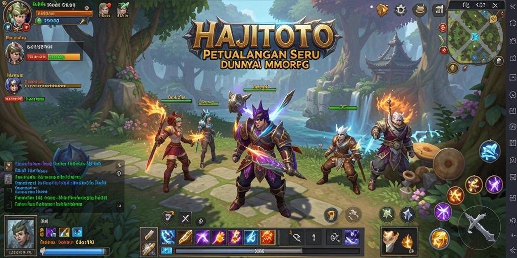 Screenshot gameplay HAJITOTO menampilkan petualangan epik dalam dunia fantasi.
