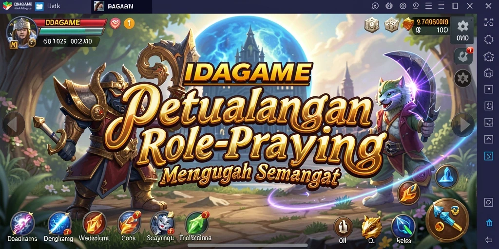 Gameplay seru dan menantang dalam IDAGAME.