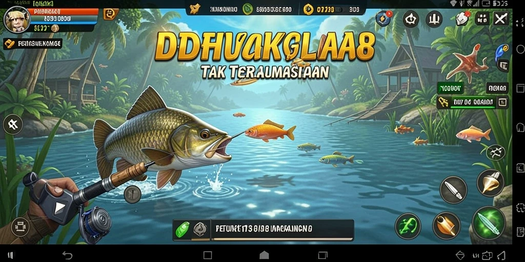 Screenshoot gameplay IDRHOKI138 yang menampilkan aksi memancing yang mendebarkan.