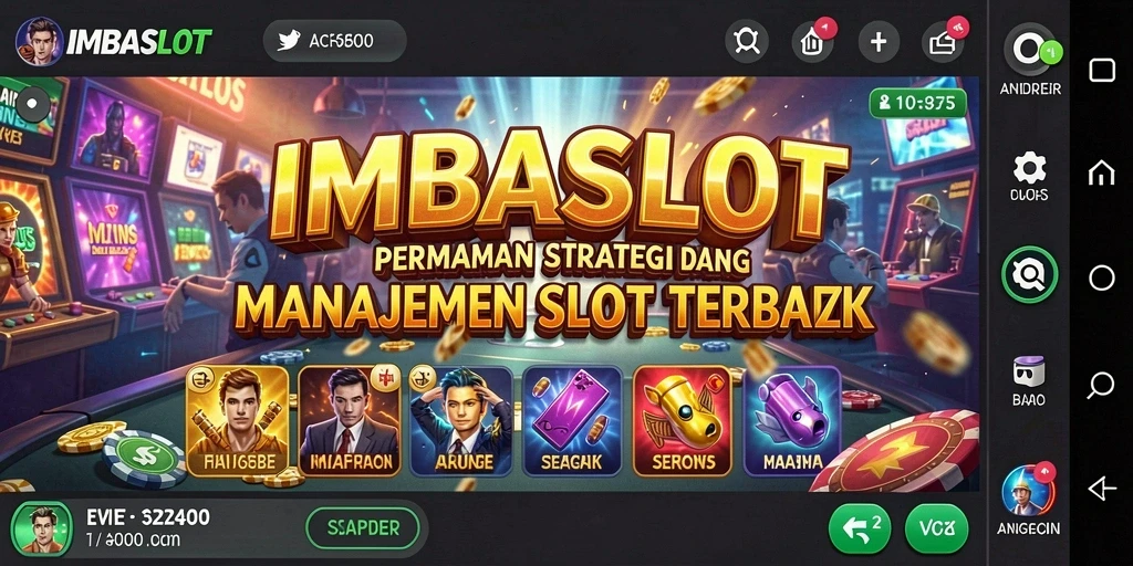 Screenshot gameplay IMBASLOT yang menampilkan mesin slot menarik.