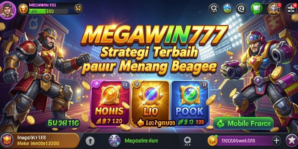 Gameplay menyerukan strategi cerdas dan perencanaan matang di MEGAWIN777.