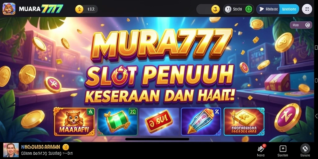 Screenshot utama MUARA777 menampilkan gameplay Slot yang menarik dan interaktif.