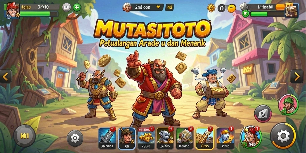 Screenshot gameplay <strong>MUTASITOTO</strong> yang penuh aksi dan momen seru.