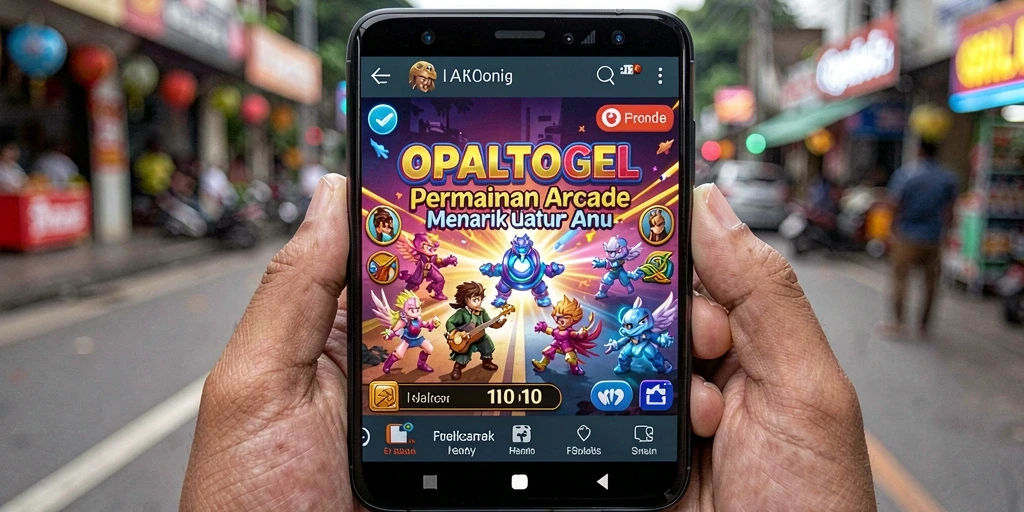 Screenshot gameplay OPALTOGEL yang menunjukkan aksi seru di level Arcade.