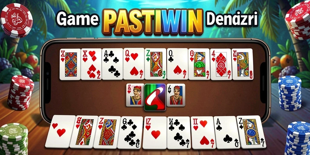 Screenshot gameplay PASTIWIN menampilkan momen seru saat bermain Domino.