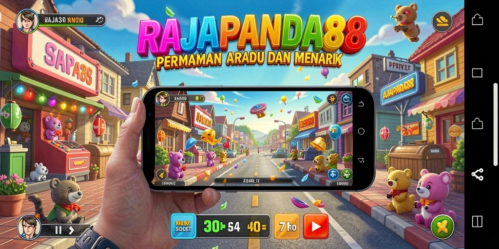 Screenshot RAJAPANDA88 menampilkan aksi gameplay Arcade yang seru.