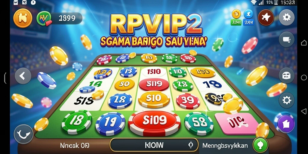 Gameplay seru RPVIP2 dalam permainan Bingo.