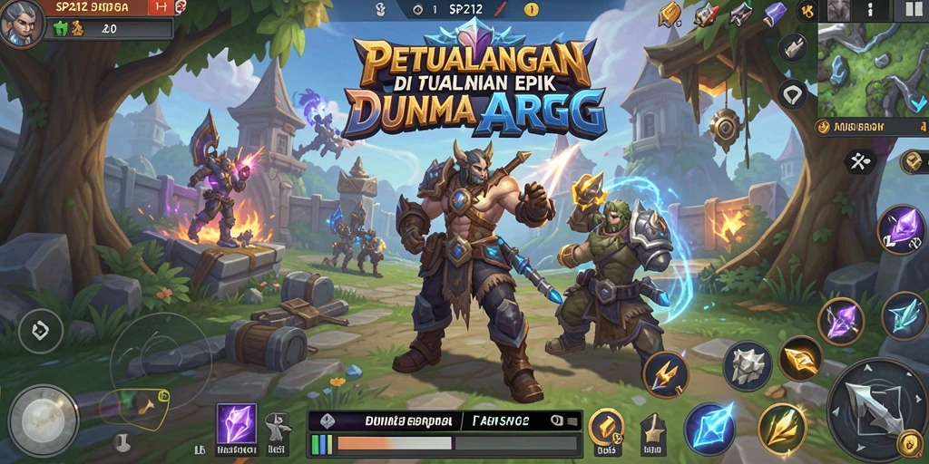 Tampilan gameplay ARPG yang menakjubkan dari SP212.