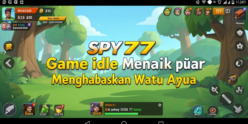 Tampilan menarik dari gameplay SPY77 dalam kategori Idle.